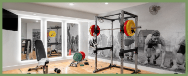 Basement Remodel with Gym and Sauna in Atlanta